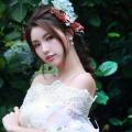 Beautiful Bride and Hydrangea Flowers - 17