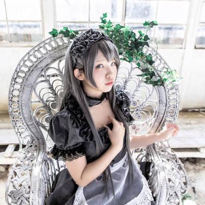 Chân Dung - Hắc Hầu Gái - 写真-黑女仆 018