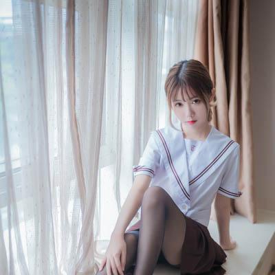 Thiếu Nữ JK - Tất Lưới Đen - 黑丝JK少女 02