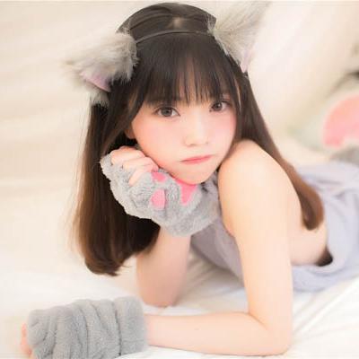 Áo Len Lộ Lưng - 萌娘的露背毛衣 10