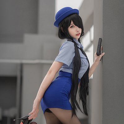 Momoko葵葵 - Tokisaki Kurumi Police Uniform 02