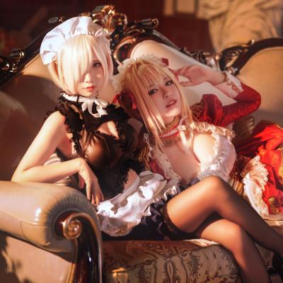 面饼仙儿&amp;半半子 - Claudius x Kyrielight Maid 09