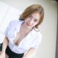 Champ Phawida Sexy Secretary and Office Uniform - 06