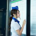 Sun Hui Tong   Stewardess High speed Railway - 002