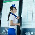 Sun Hui Tong   Stewardess High speed Railway - 013