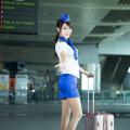 Sun Hui Tong   Stewardess High speed Railway - 038