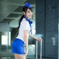 Sun Hui Tong   Stewardess High speed Railway - 039