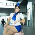 Sun Hui Tong   Stewardess High speed Railway - 048