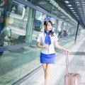 Sun Hui Tong   Stewardess High speed Railway - 079