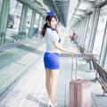 Sun Hui Tong   Stewardess High speed Railway - 082