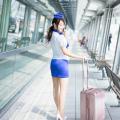 Sun Hui Tong   Stewardess High speed Railway - 083