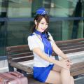 Sun Hui Tong   Stewardess High speed Railway - 089