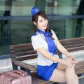 Sun Hui Tong   Stewardess High speed Railway - 090