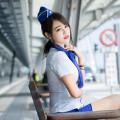 Sun Hui Tong   Stewardess High speed Railway - 091