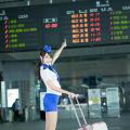 Sun Hui Tong   Stewardess High speed Railway - 057