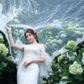 Beautiful Bride and Hydrangea Flowers - 22