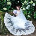 Beautiful Bride and Hydrangea Flowers - 38