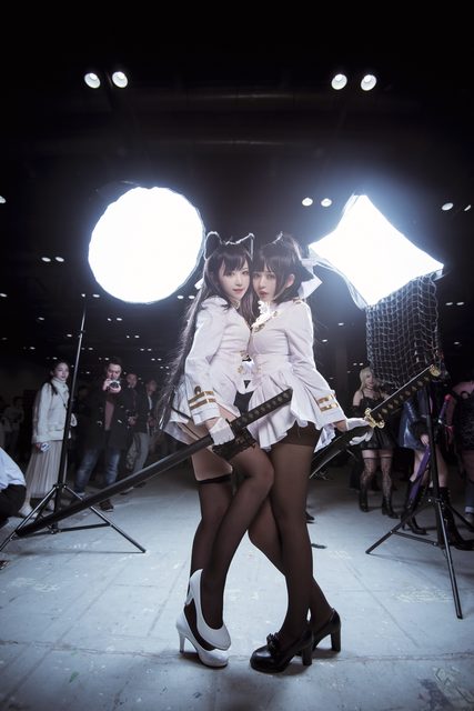 Shika×Ahrishiki｜ Tiểu Lộc Lộc × Hắc Miêu Miêu - Azur Lane - Atago×Takao – photo 1