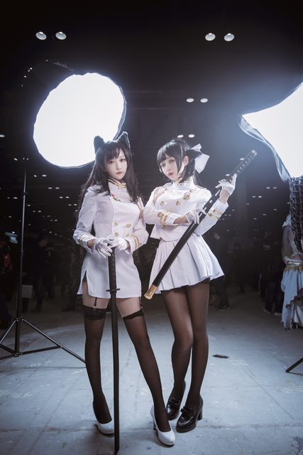 Shika×Ahrishiki｜ Tiểu Lộc Lộc × Hắc Miêu Miêu - Azur Lane - Atago×Takao – photo 2