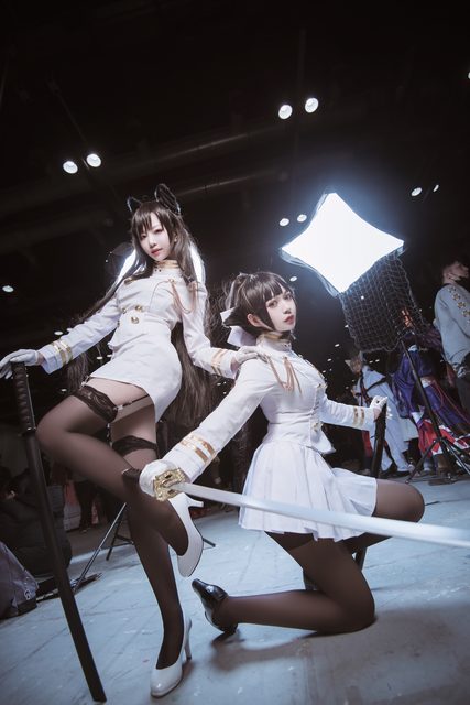 Shika×Ahrishiki｜ Tiểu Lộc Lộc × Hắc Miêu Miêu - Azur Lane - Atago×Takao – photo 4