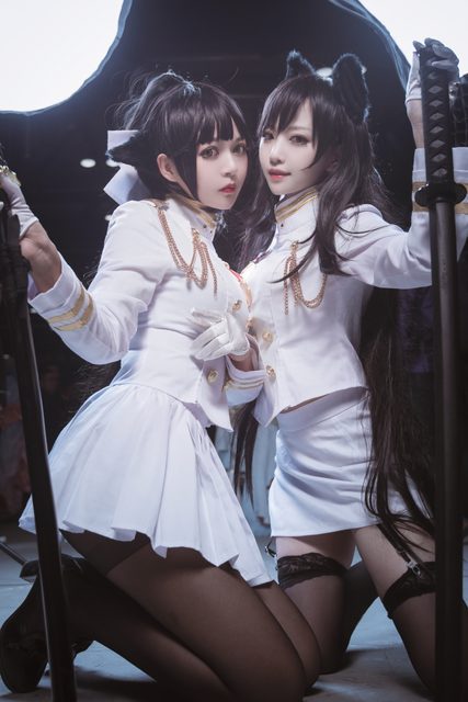 Shika×Ahrishiki｜ Tiểu Lộc Lộc × Hắc Miêu Miêu - Azur Lane - Atago×Takao – photo 5