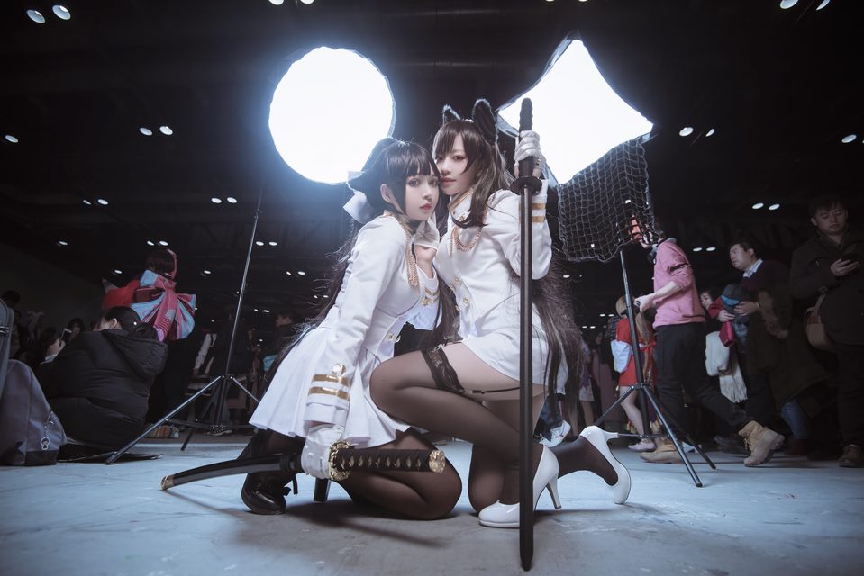 Shika×Ahrishiki｜ Tiểu Lộc Lộc × Hắc Miêu Miêu - Azur Lane - Atago×Takao – photo 9