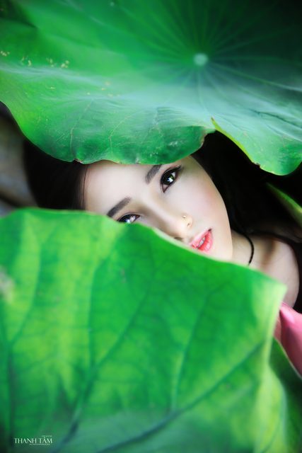 Hồng Rubyshi - Cô gái và hoa sen – photo 4