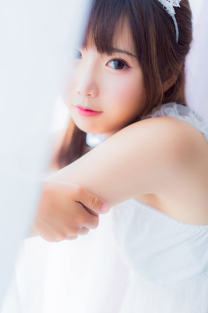 Bộ Đồ Ngủ Màu Trắng - 吊带白睡衣 – photo 41