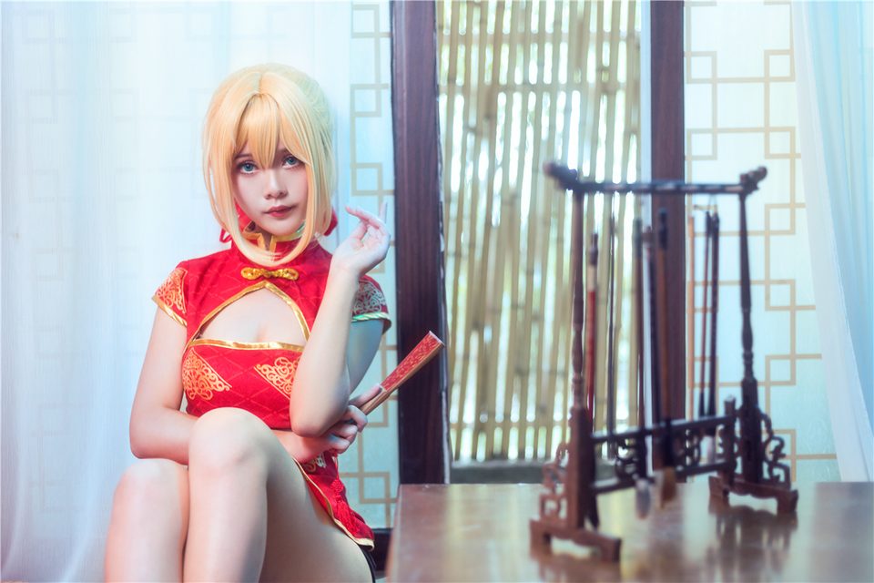 Em Gái Và Sườn Xám Đỏ - 妹妹和红色旗袍 – photo 27