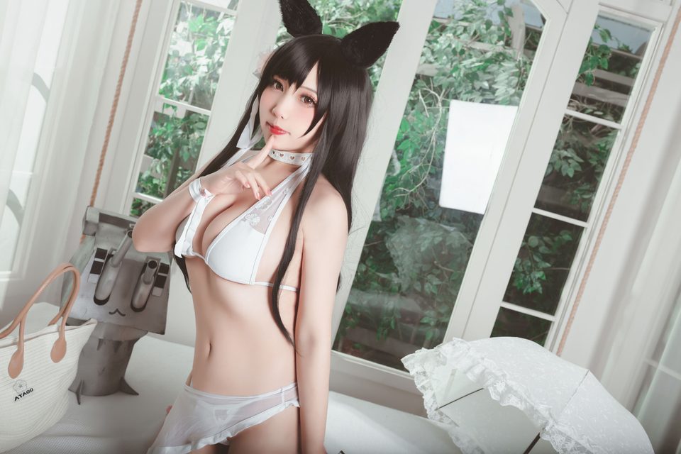 Miêu Điền Thánh Nại Nại - Atago Mặc Áo Tắm - 猫田圣奈奈 – 爱宕泳装 – photo 9