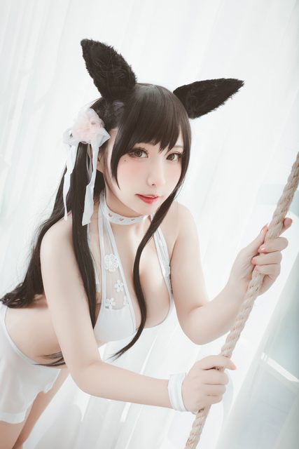 Miêu Điền Thánh Nại Nại - Atago Mặc Áo Tắm - 猫田圣奈奈 – 爱宕泳装 – photo 10