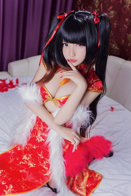 Sườn Xám Với 3 Con Mèo - 旗袍狂三喵 – photo 2