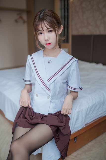 Thiếu Nữ JK - Tất Lưới Đen - 黑丝JK少女 – photo 18