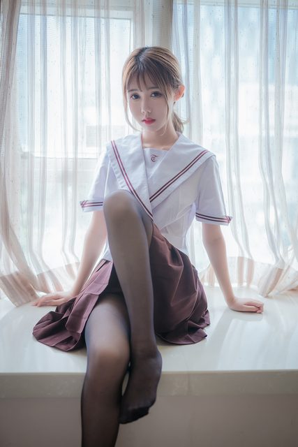 Thiếu Nữ JK - Tất Lưới Đen - 黑丝JK少女 – photo 19