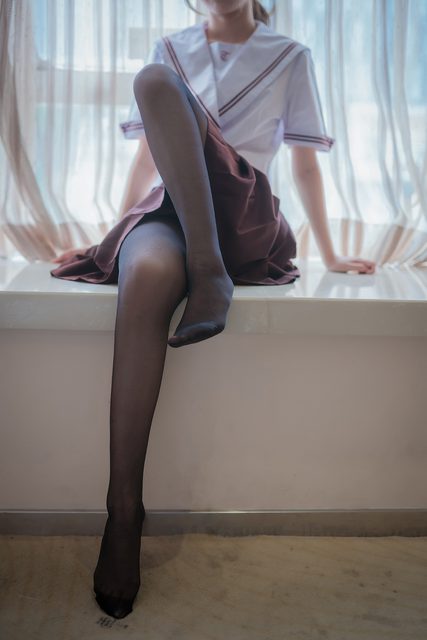 Thiếu Nữ JK - Tất Lưới Đen - 黑丝JK少女 – photo 20