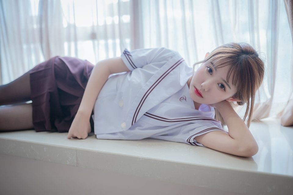 Thiếu Nữ JK - Tất Lưới Đen - 黑丝JK少女 – photo 24