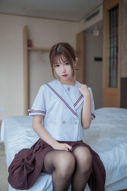 Thiếu Nữ JK - Tất Lưới Đen - 黑丝JK少女 – photo 43