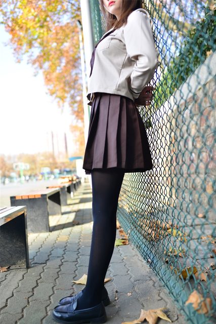 Tất Lưới Đen JK - 冬天里的JK黑丝 – photo 12