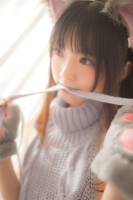 Áo Len Lộ Lưng - 萌娘的露背毛衣 – photo 18