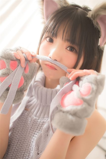 Áo Len Lộ Lưng - 萌娘的露背毛衣 – photo 19