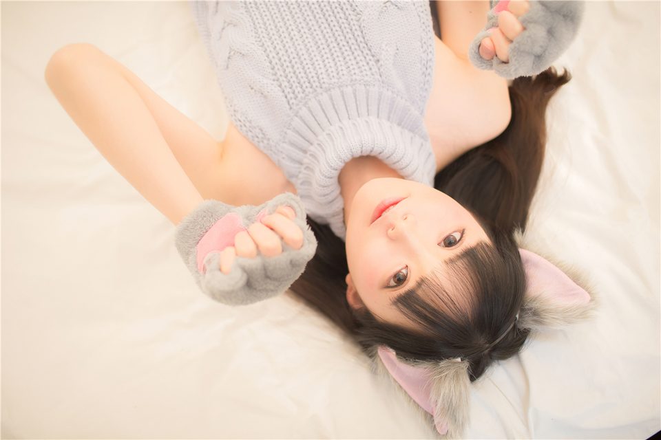 Áo Len Lộ Lưng - 萌娘的露背毛衣 – photo 24