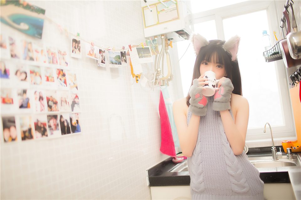 Áo Len Lộ Lưng - 萌娘的露背毛衣 – photo 30