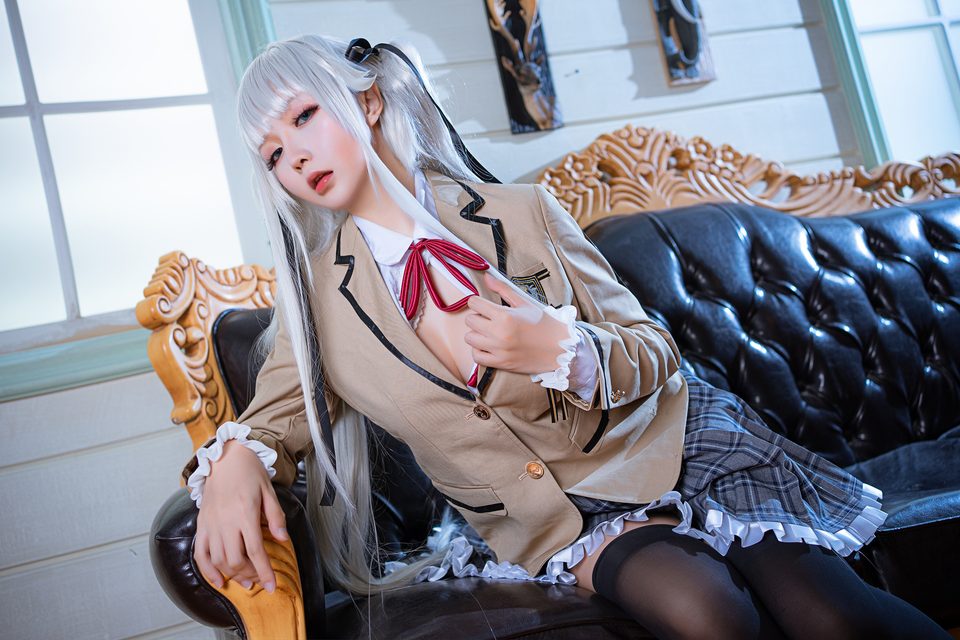 Tinh Chi Trì Trì - Hoshilily｜星之迟迟 - Bishoujo Mangekyou - Kagarino Kirie (School Uniform ver.) – photo 4