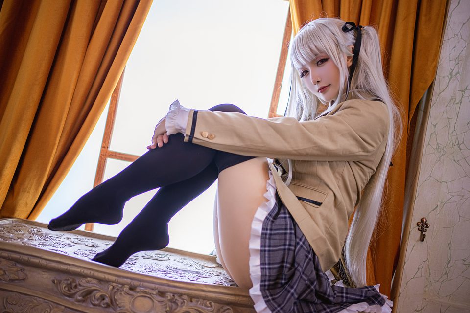 Tinh Chi Trì Trì - Hoshilily｜星之迟迟 - Bishoujo Mangekyou - Kagarino Kirie (School Uniform ver.) – photo 12