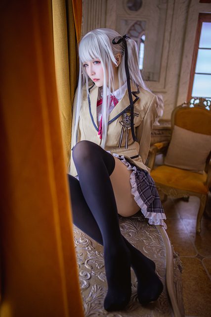 Tinh Chi Trì Trì - Hoshilily｜星之迟迟 - Bishoujo Mangekyou - Kagarino Kirie (School Uniform ver.) – photo 13