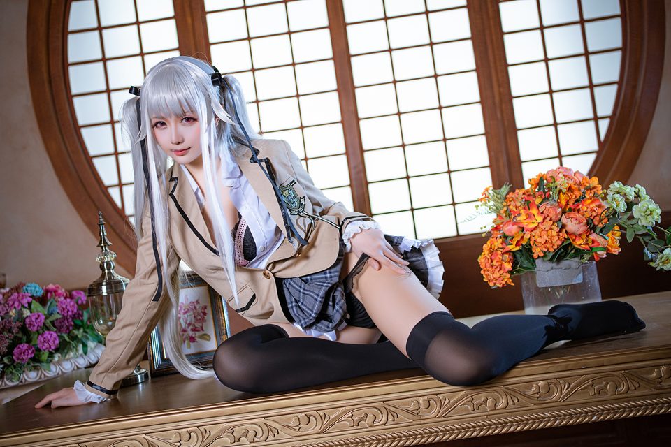 Tinh Chi Trì Trì - Hoshilily｜星之迟迟 - Bishoujo Mangekyou - Kagarino Kirie (School Uniform ver.) – photo 17