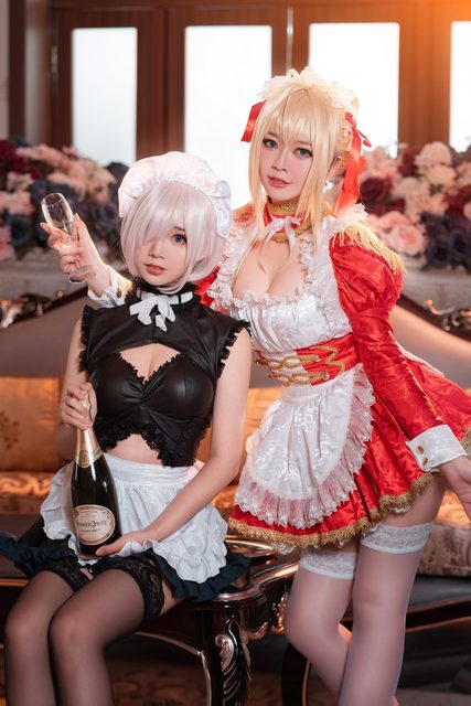 Bán Bán Tử - [半半子]Claudius Kyrielight Maid – photo 16