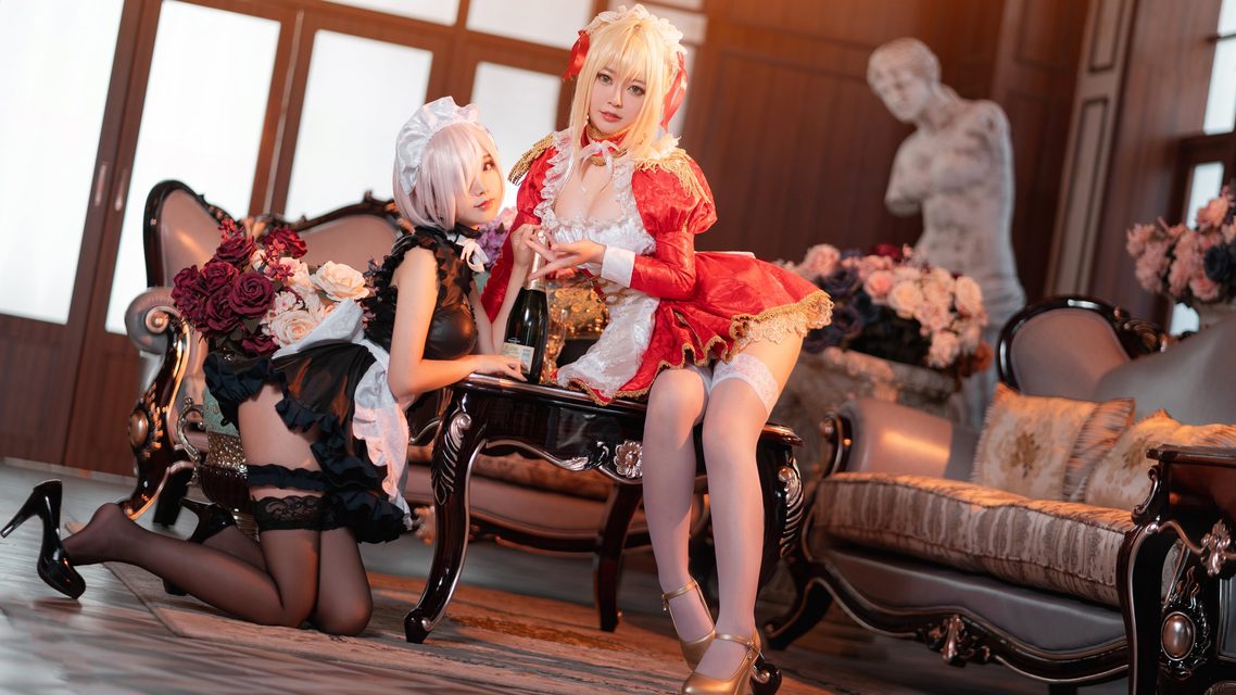 Bán Bán Tử - [半半子]Claudius Kyrielight Maid – photo 17