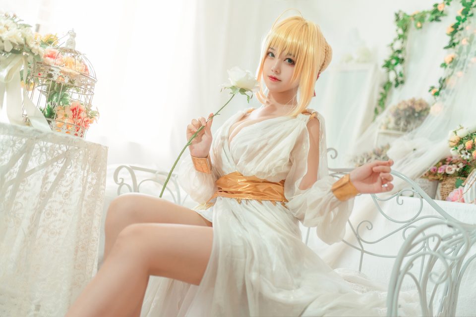 Nero Váy Ngủ - Mật Trấp Miêu Cừu - 蜜汁猫裘-尼禄睡裙 – ảnh 3
