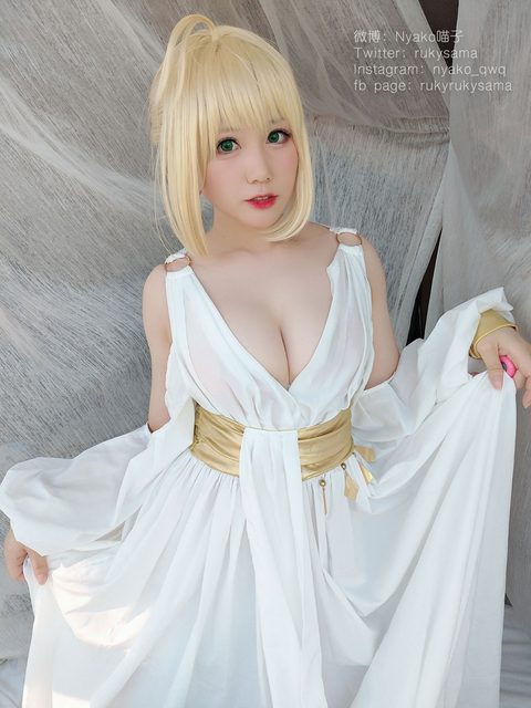 Nyako喵子 COSPLAY 缪斯女神 娑娜 – photo 14